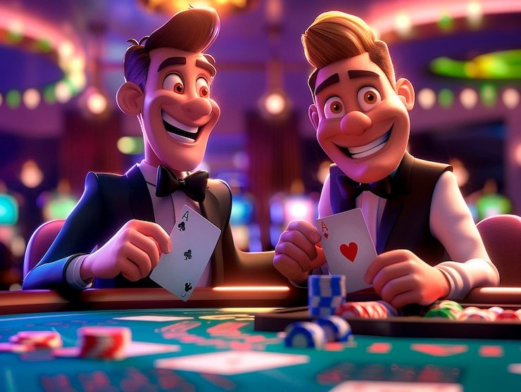 Antarmuka permainan Joker Gaming hbowin dengan gulungan, tombol taruhan, dan display saldo